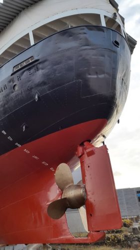 Die MS Finnmarken ist Teil des Hurtigrutenhus.