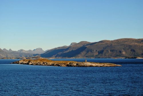 Wunderschöne Landschaften auf dem Weg nach den Lofoten.