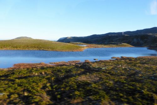 Aussicht auf dem Weg zum Nordkapp.
