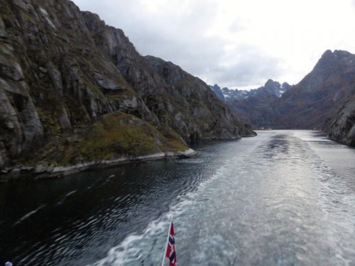 Blick in den Trollfjord.